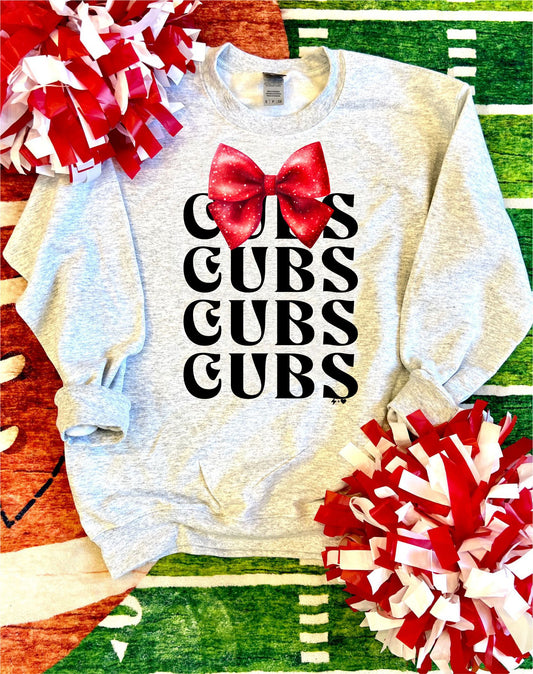 Brownfield Cubs Bow Game Day Sweatshirt