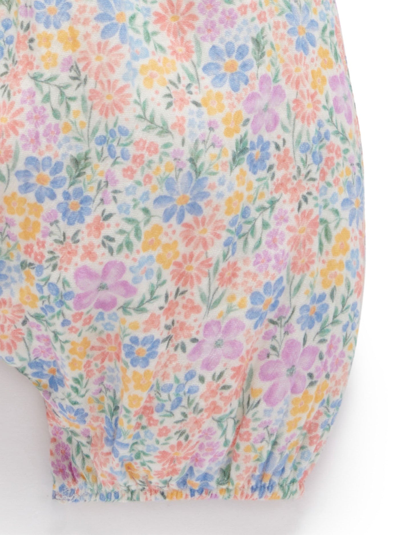 Isabella Floral Romper | White Embroidered