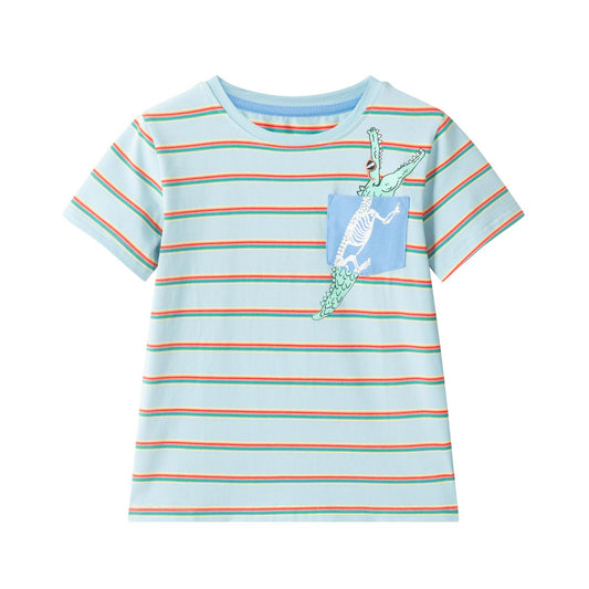 Gator Stripe Tee | Blue