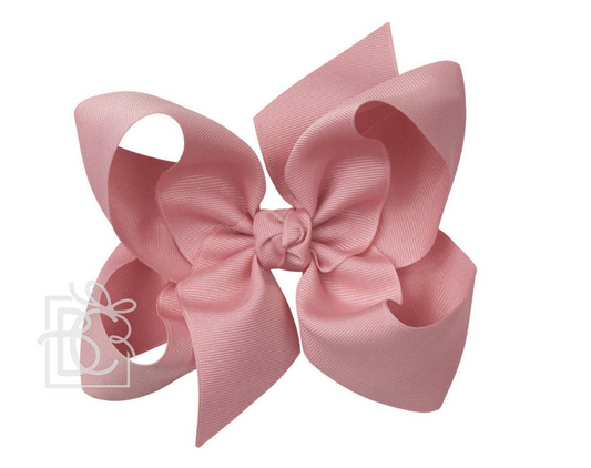 6" Solid Grosgrain Bow | Muave