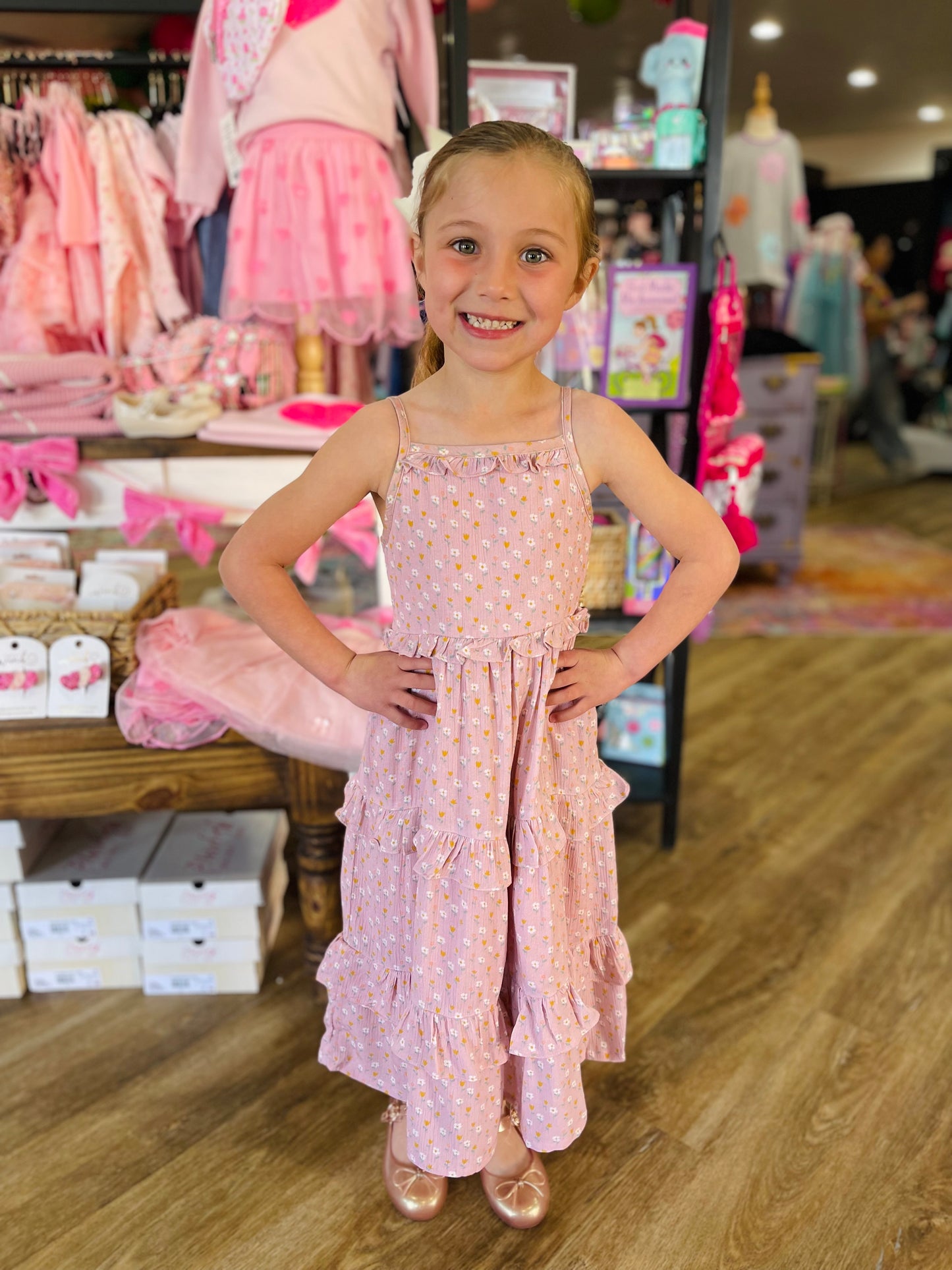 Girl’s Maxi Dress | Mini Daisy