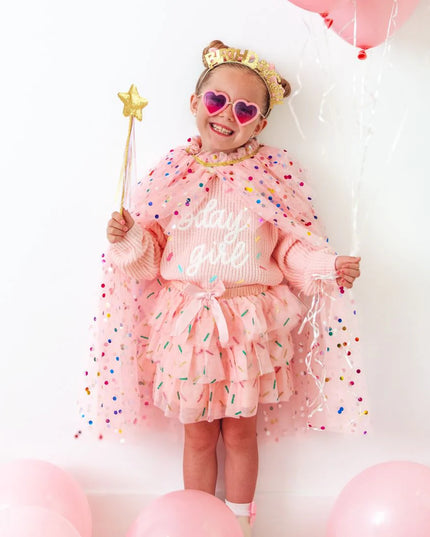 Birthday Girl Sprinkle Knit Sweater