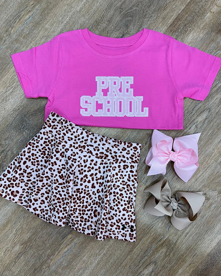 UA Printed Skort | Cheetah Pink