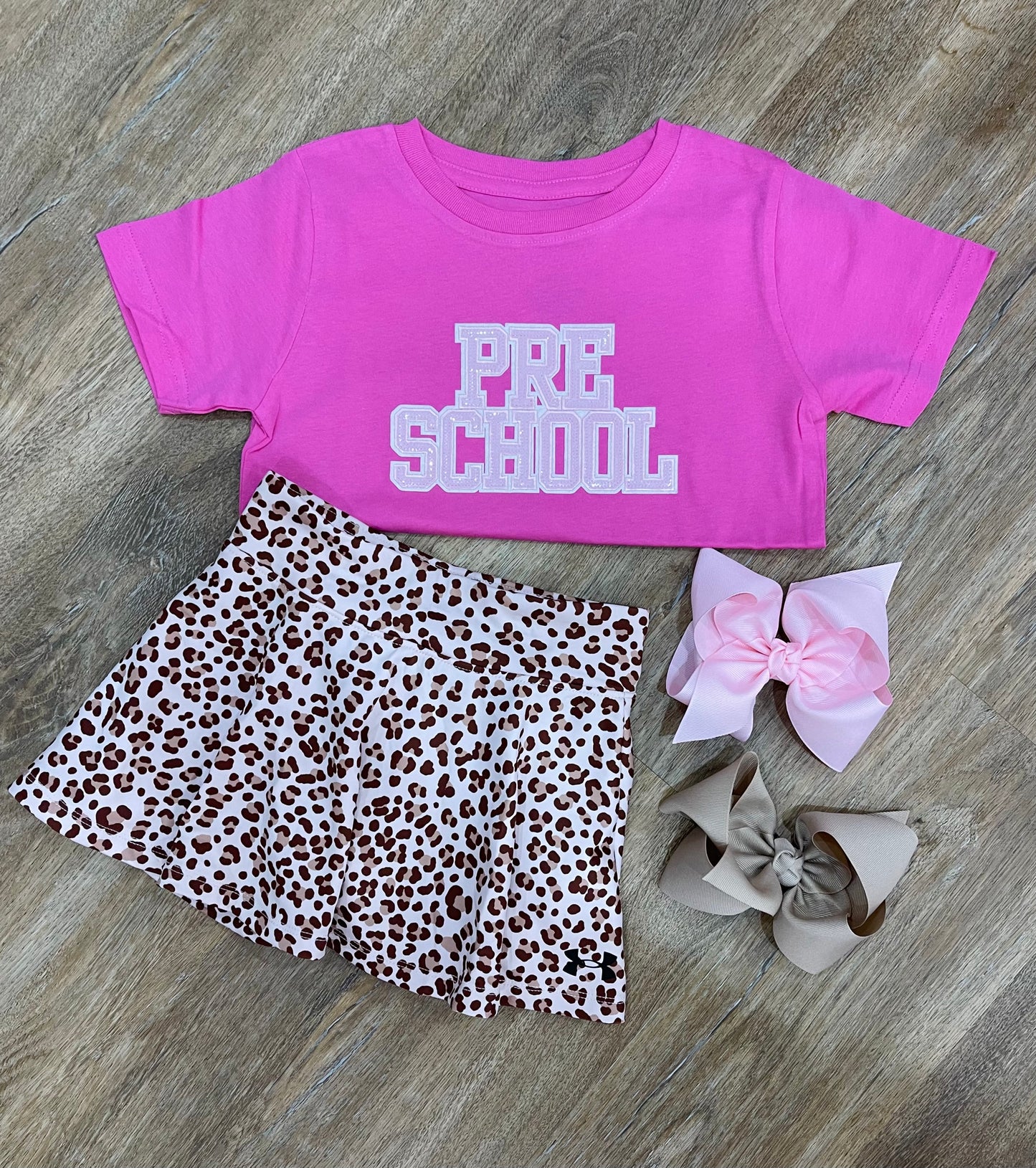 UA Printed Skort | Cheetah Pink