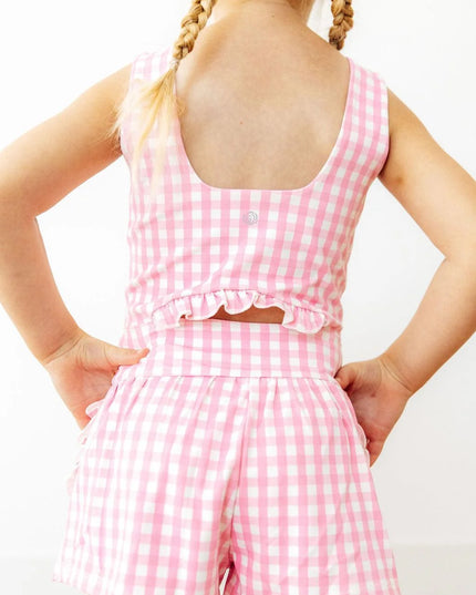 Go-Getter Gingham Active Romper