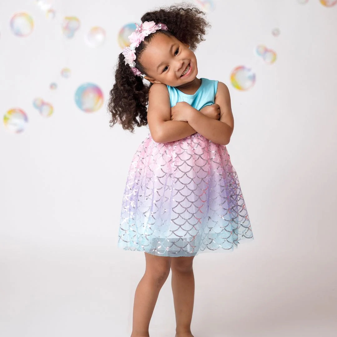 Sparkling Mermaid Tank Tutu Dress