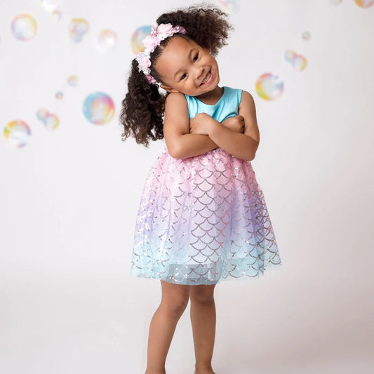 Sparkling Mermaid Tank Tutu Dress