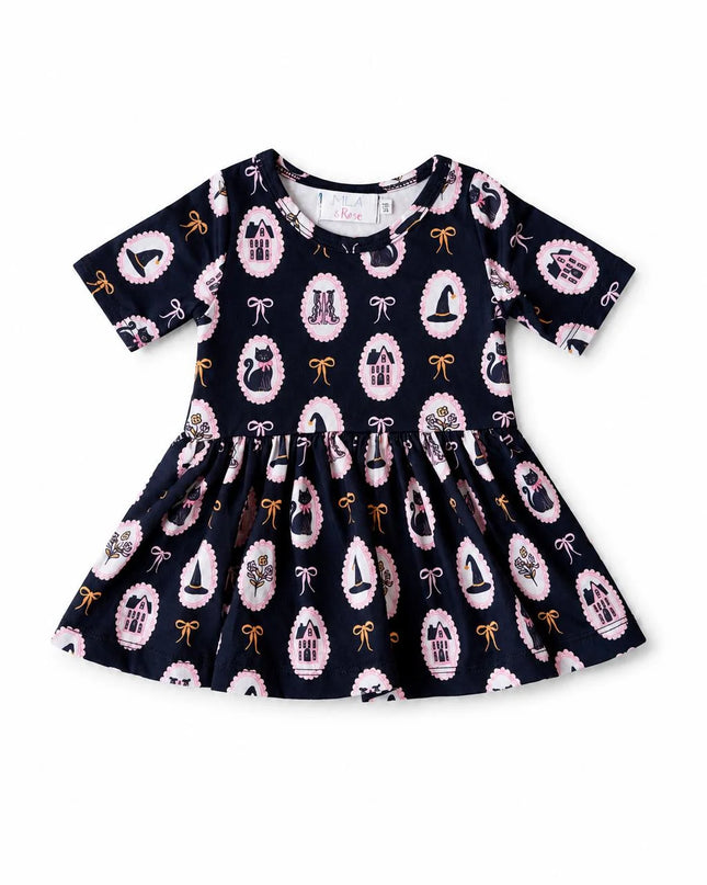 Hocus Pocus 3/4 Sleeve Twirl Bodysuit