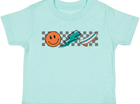 Happy Skater Dude Short Sleeve T-Shirt