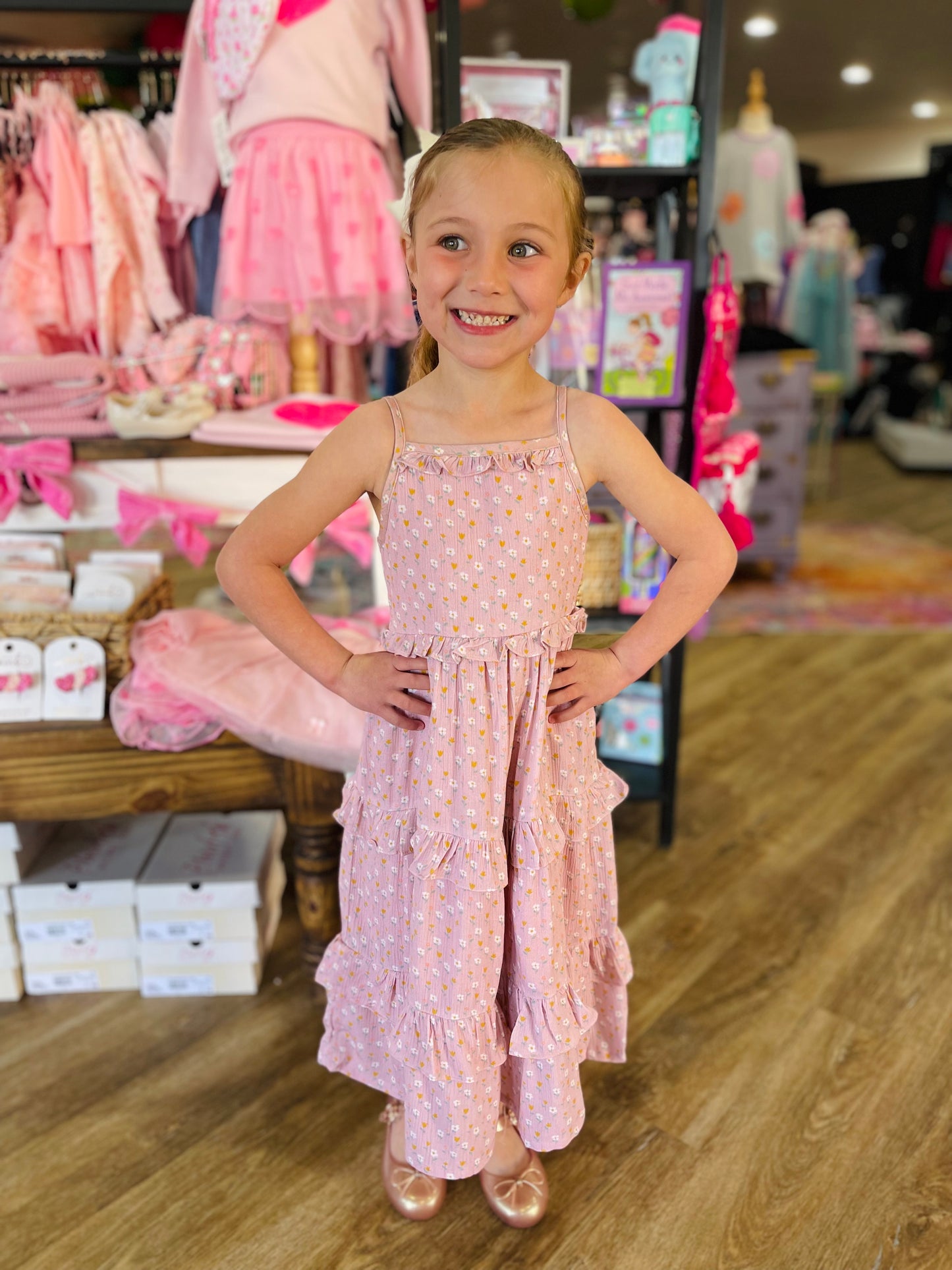 Girl’s Maxi Dress | Mini Daisy