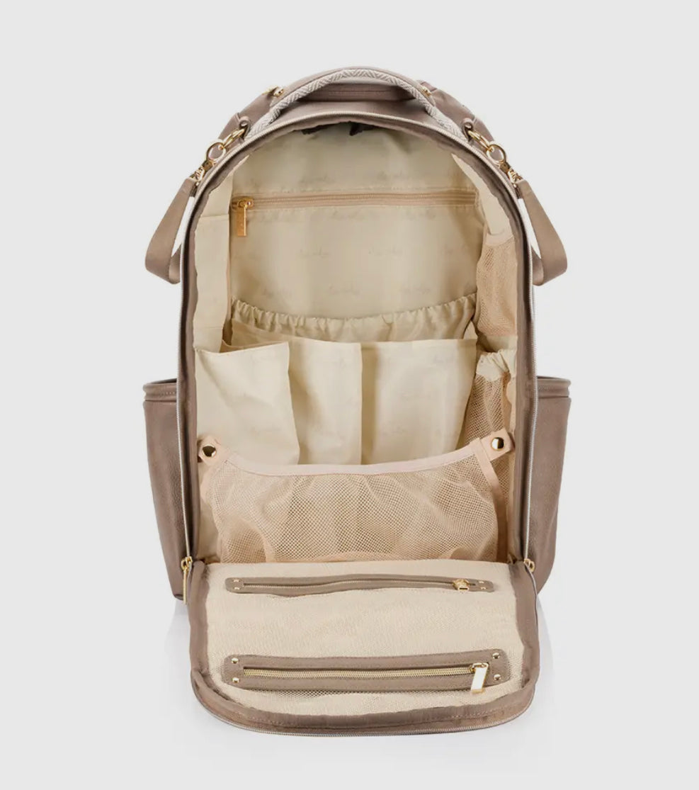 Vanilla Latte Boss Plus Diaper Backpack