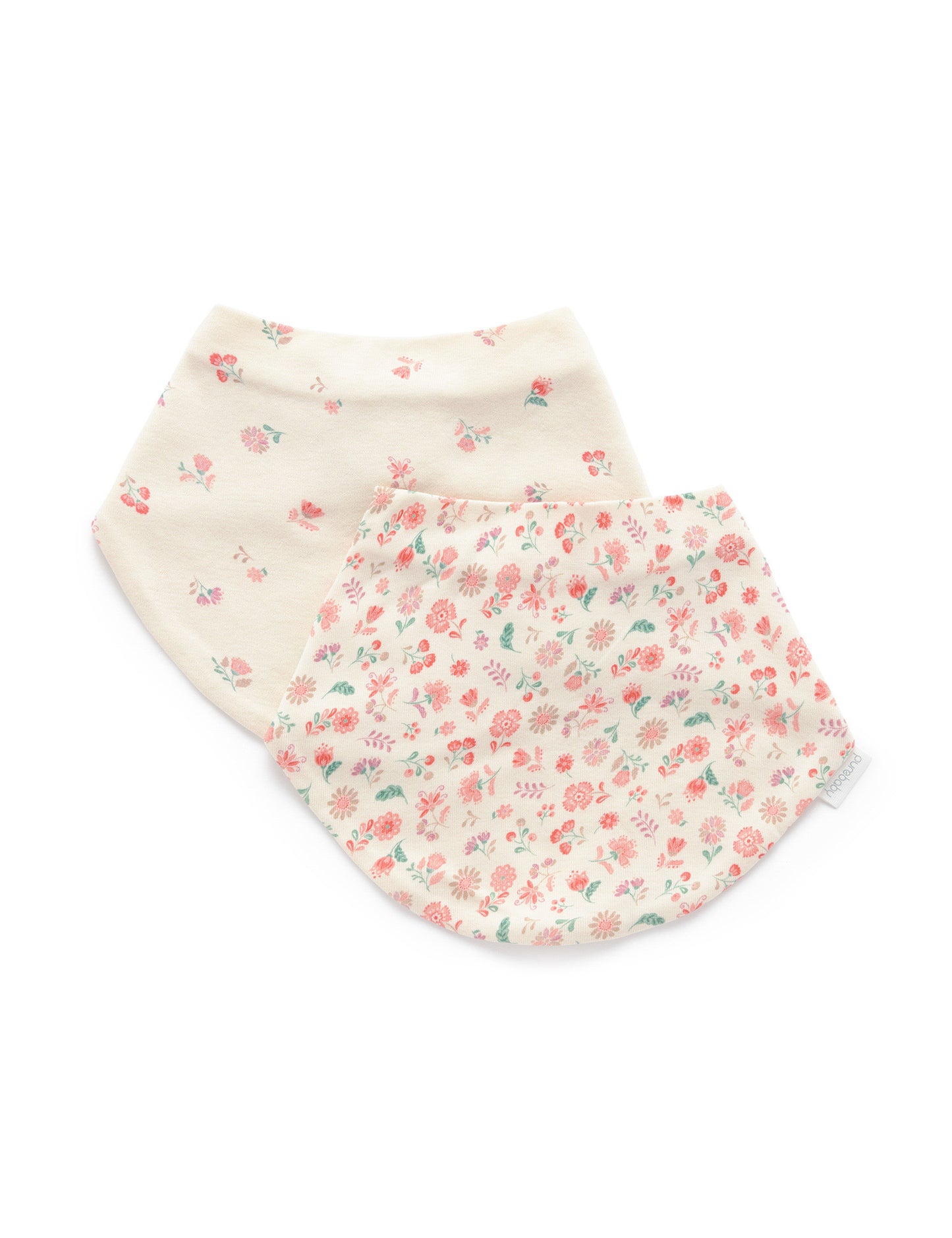 Floral Dribble Bib Two-Pack