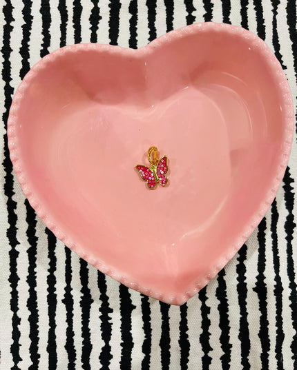 Pink Butterfly Charm