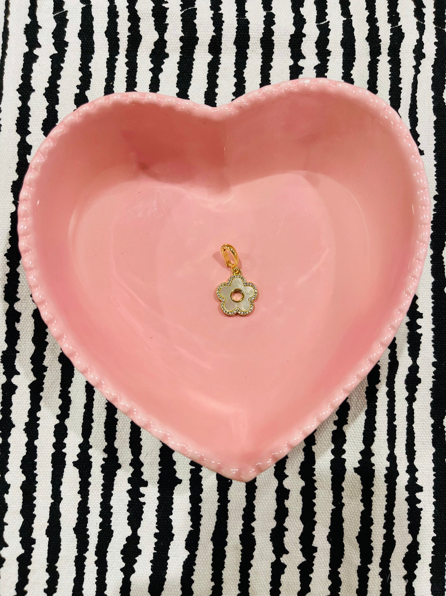 Pearl Flower Charm