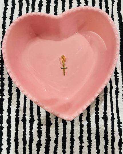 Small Solid Cross Charm