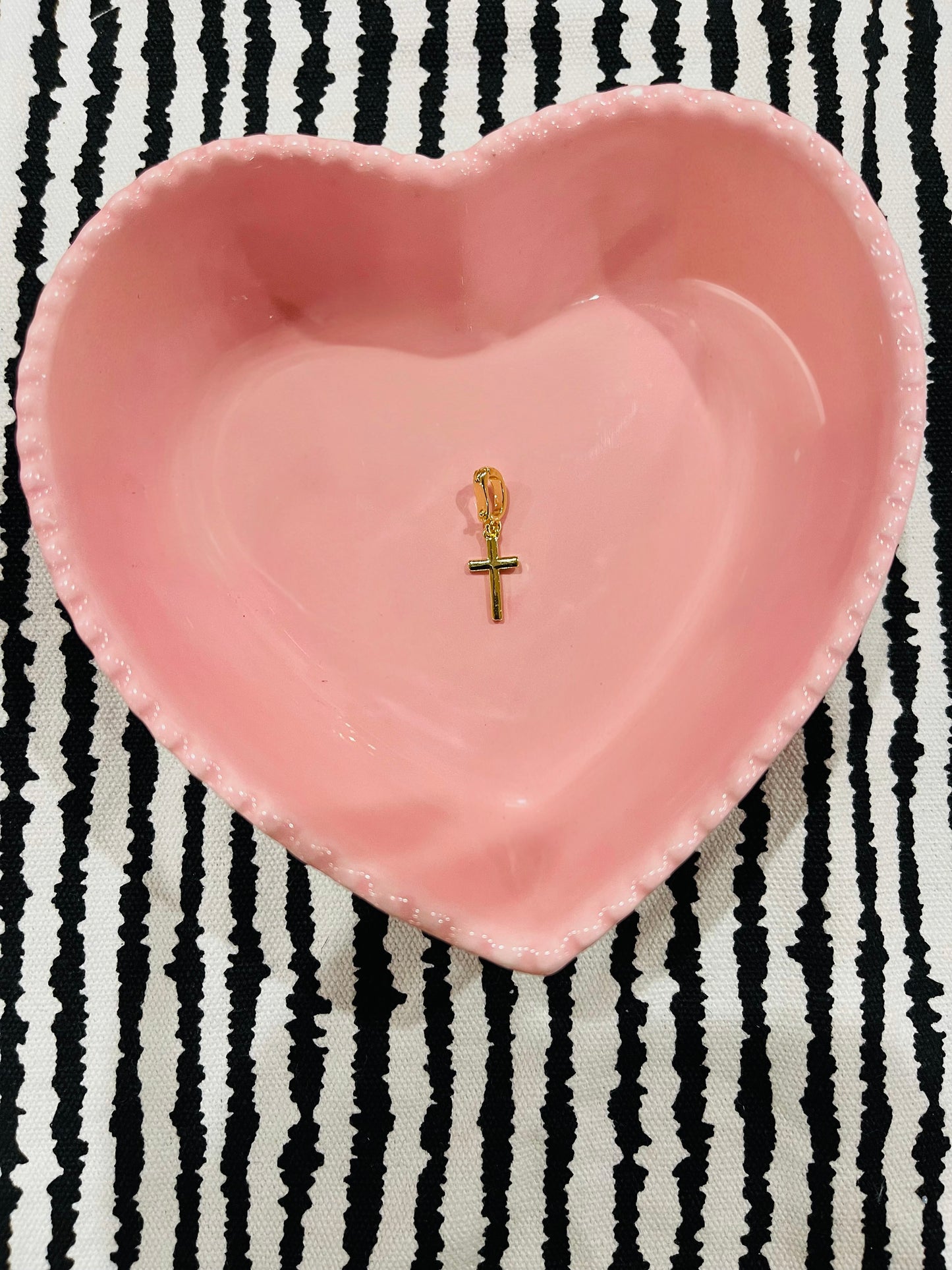 Small Solid Cross Charm