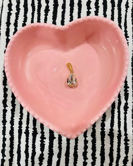 Teardrop Gem Charm