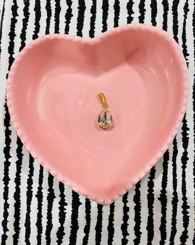 Teardrop Gem Charm