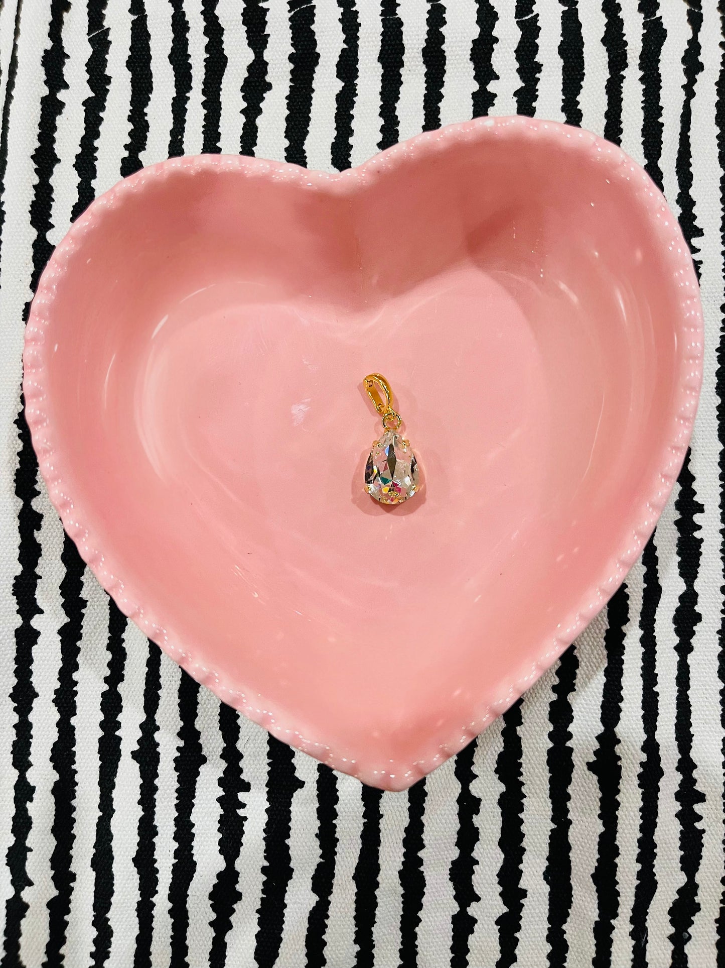 Teardrop Gem Charm