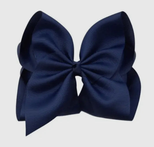 6 “ Solid Grosgrain Bow | Navy