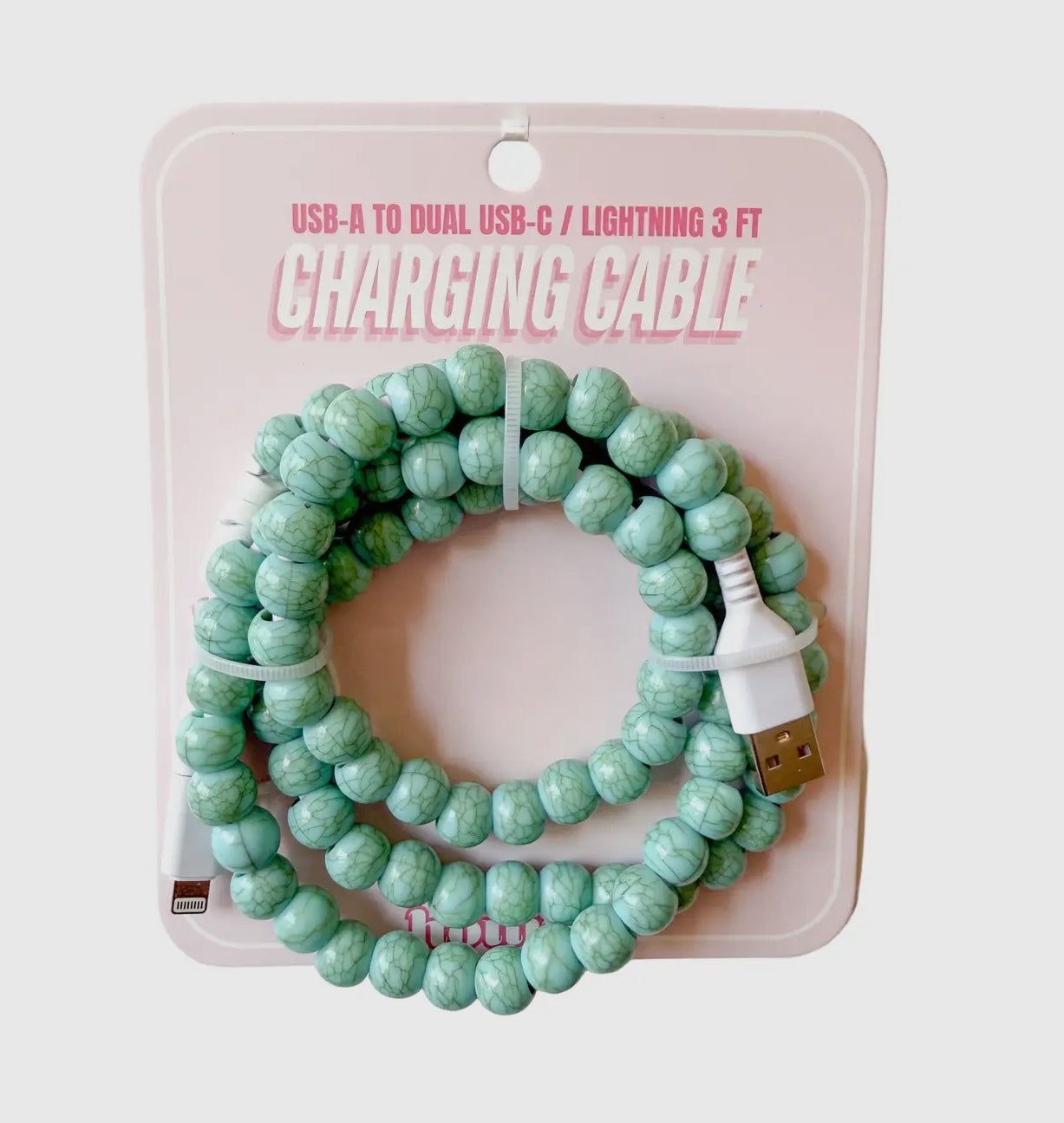 Charging Cable | Turquoise Green
