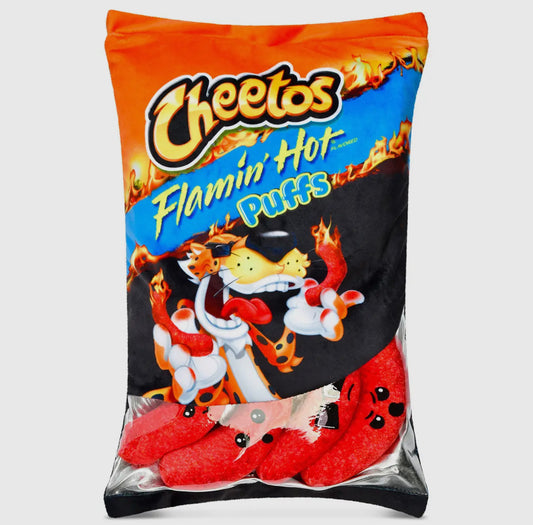 Hot Cheeto Puffs Packaging Plush