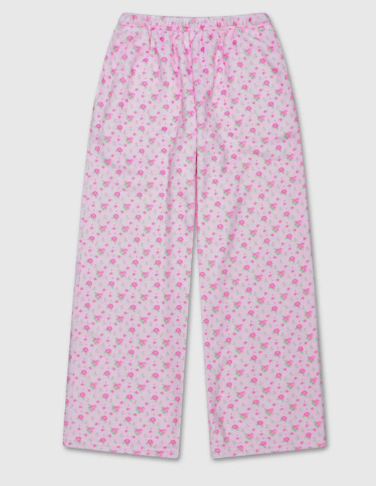Pretty in Pink Plush Pants