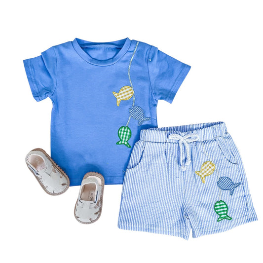 Embroidered Fishing Set