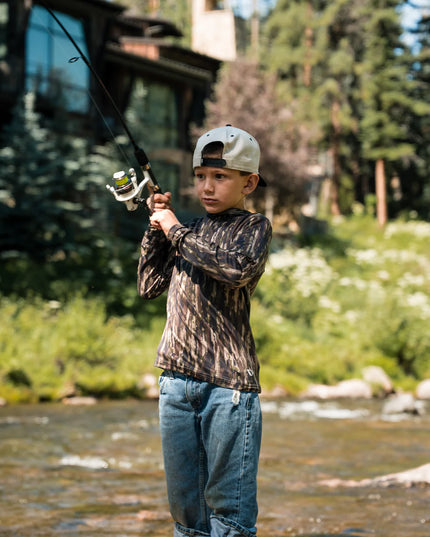 Youth Performance Hoodie - Midland Camo