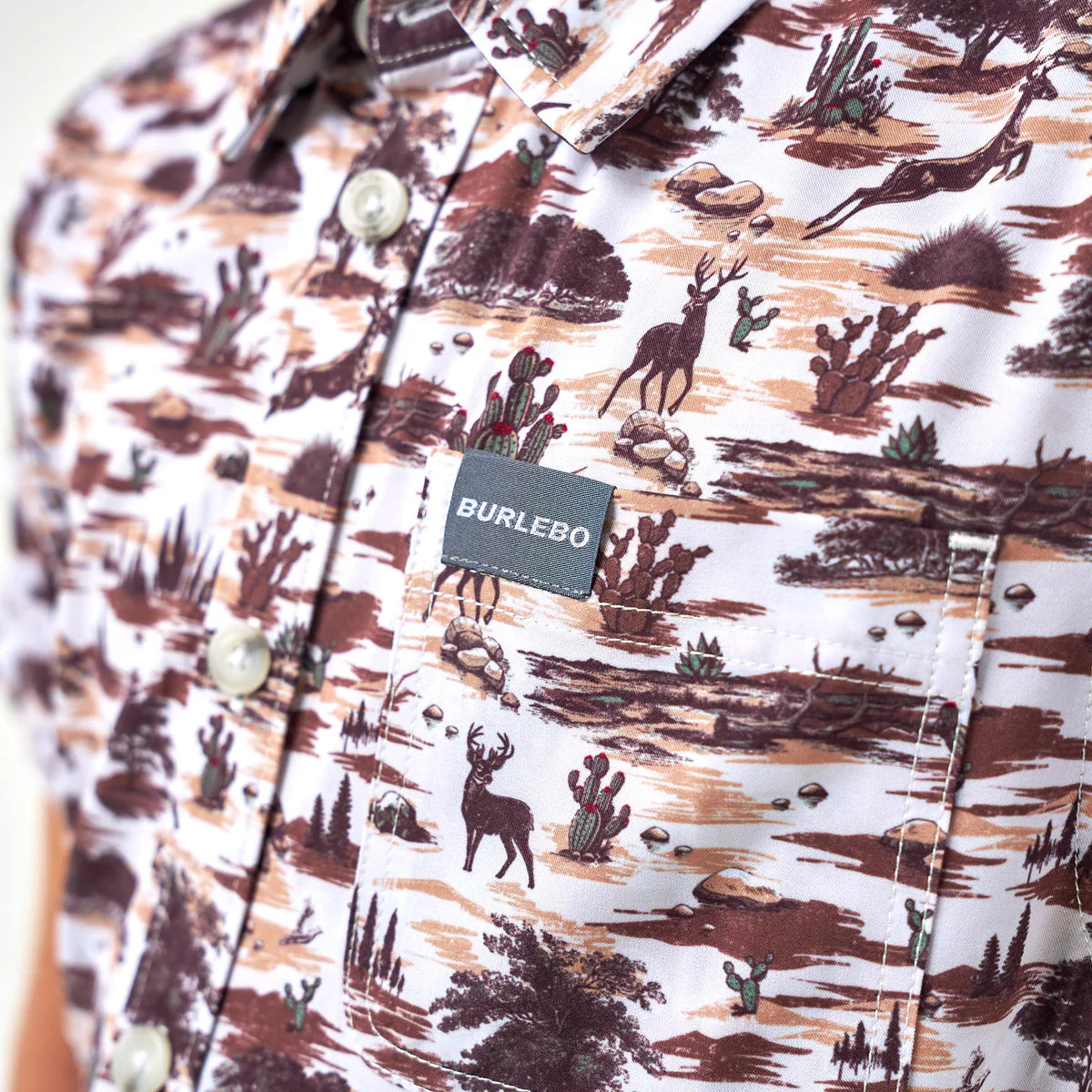 Youth Performance Button Up - Brush Country