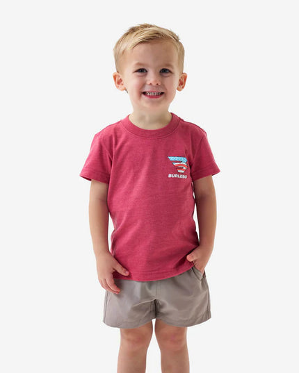 Toddler & Youth Tee | American Dog | Heather Crimson