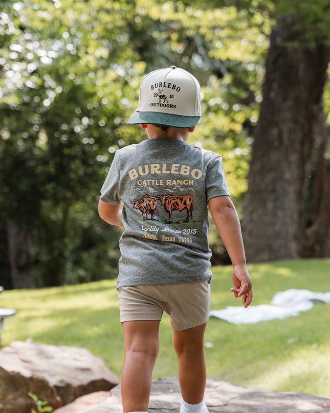 Toddler & Youth Tee | Cattle Ranch | Dark Heather Grey