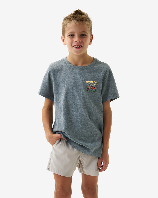 Toddler & Youth Tee | Cattle Ranch | Dark Heather Grey