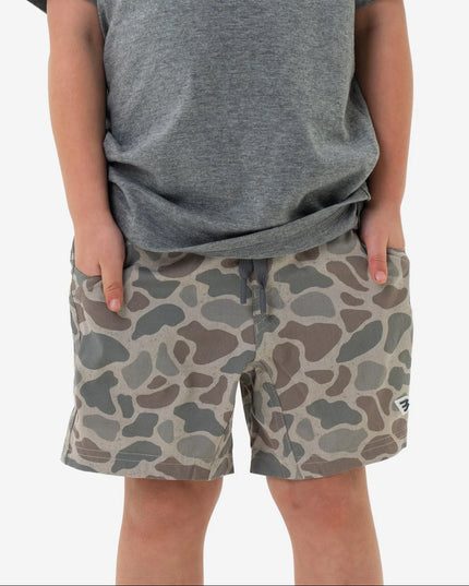 Athletic Shorts | Classic Deer Camo | Grey Liner