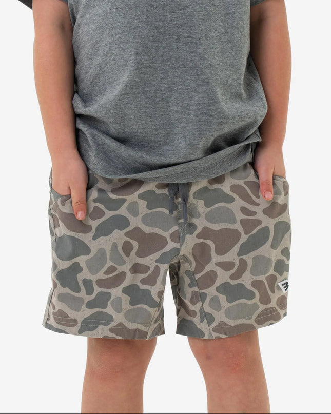 Athletic Shorts | Classic Deer Camo | Grey Liner