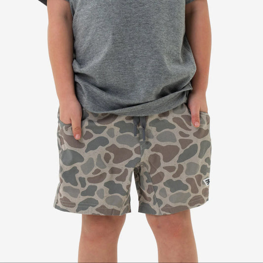 Athletic Shorts | Classic Deer Camo | Grey Liner