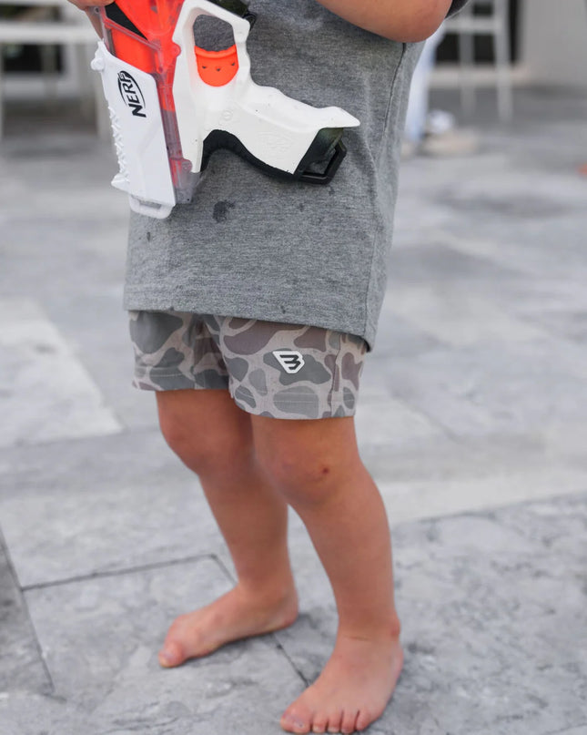Athletic Shorts | Classic Deer Camo | Grey Liner