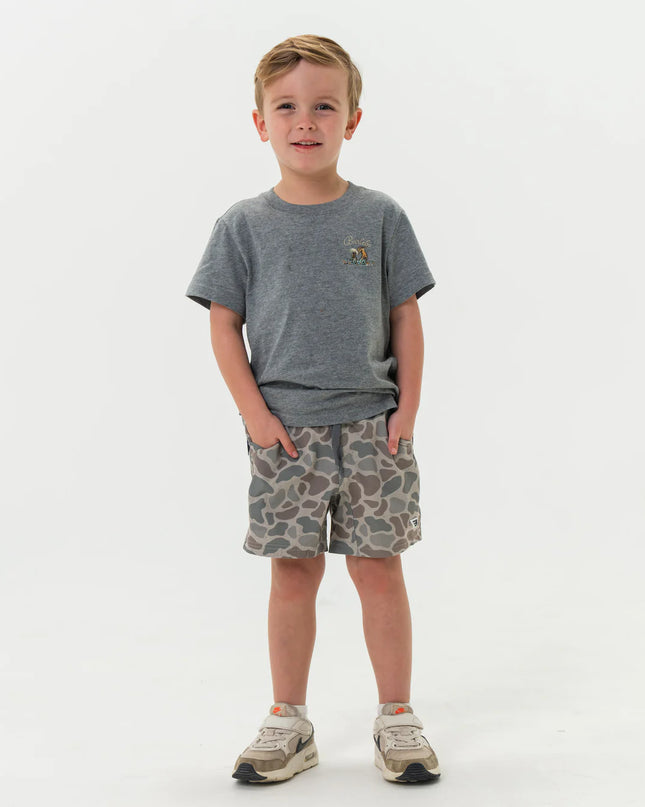 Athletic Shorts | Classic Deer Camo | Grey Liner