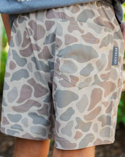 Athletic Shorts | Classic Deer Camo | Grey Liner