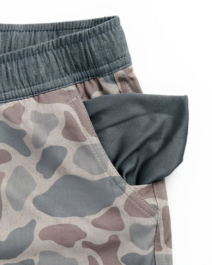 Athletic Shorts | Classic Deer Camo | Grey Liner