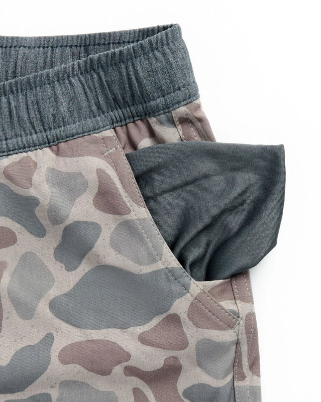 Athletic Shorts | Classic Deer Camo | Grey Liner