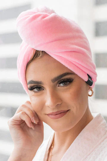 Microfiber Towel Twist | Light Pink