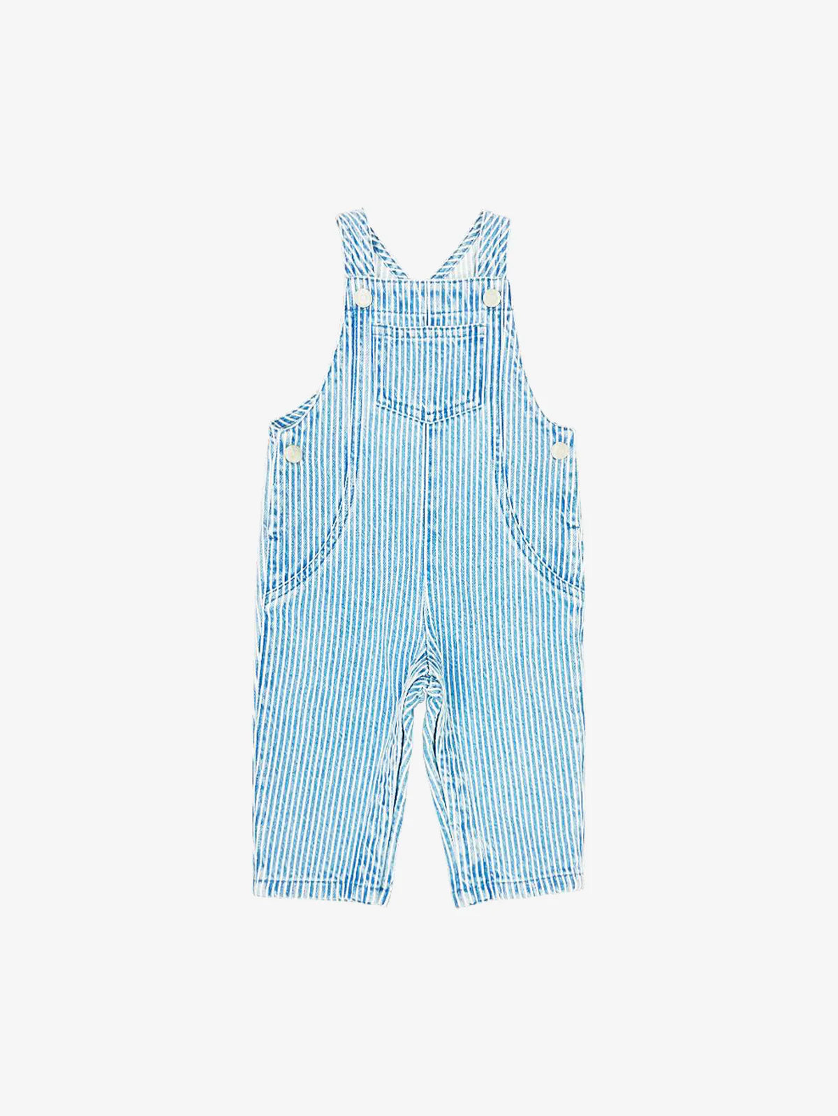 James Striped Overalls