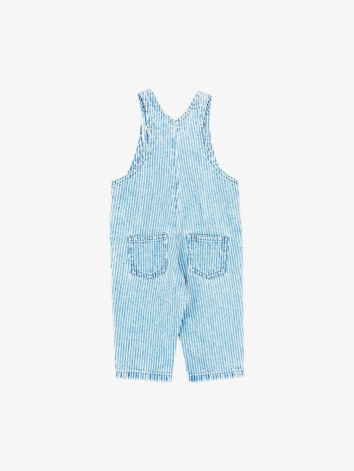 James Striped Overalls