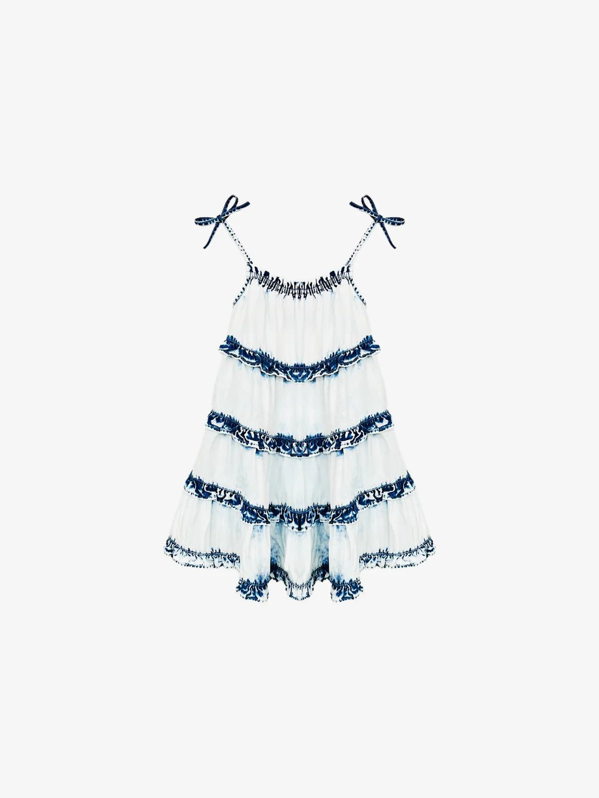 Two Toned Acid Wash Dress | Denim