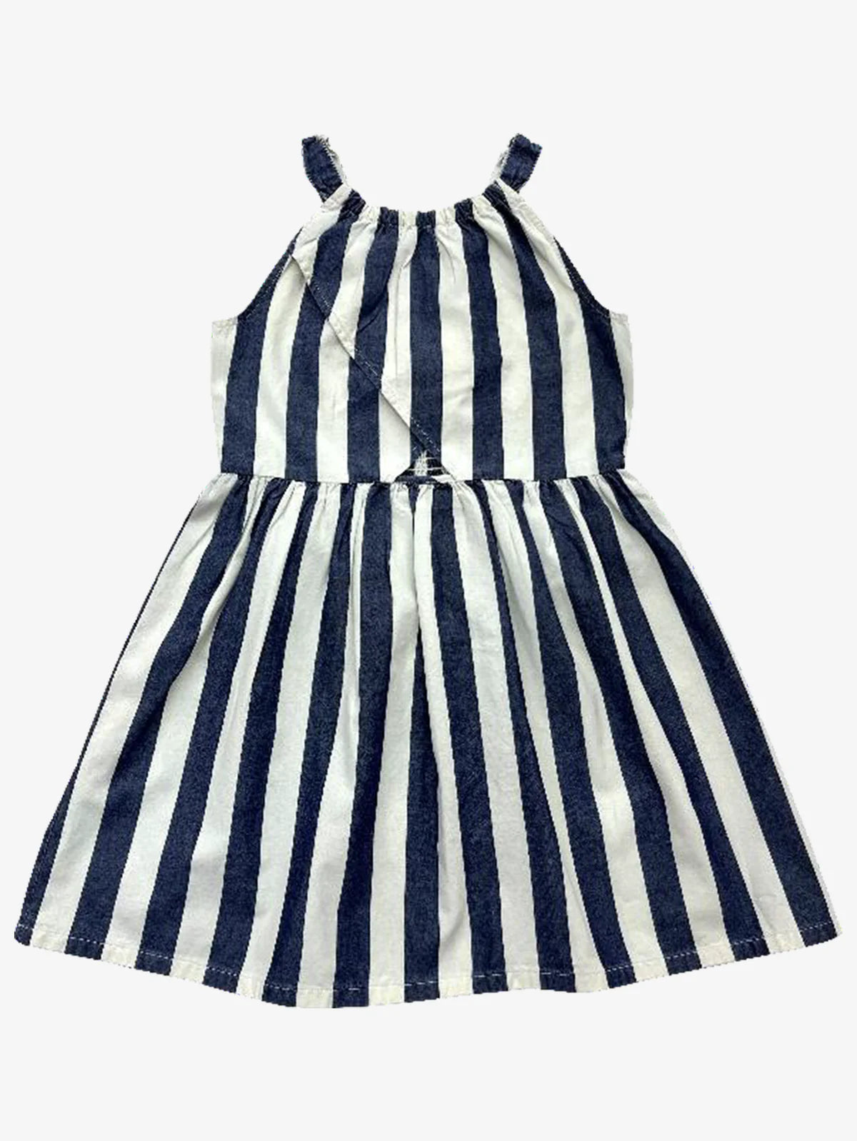 Milani Denim Striped Dress