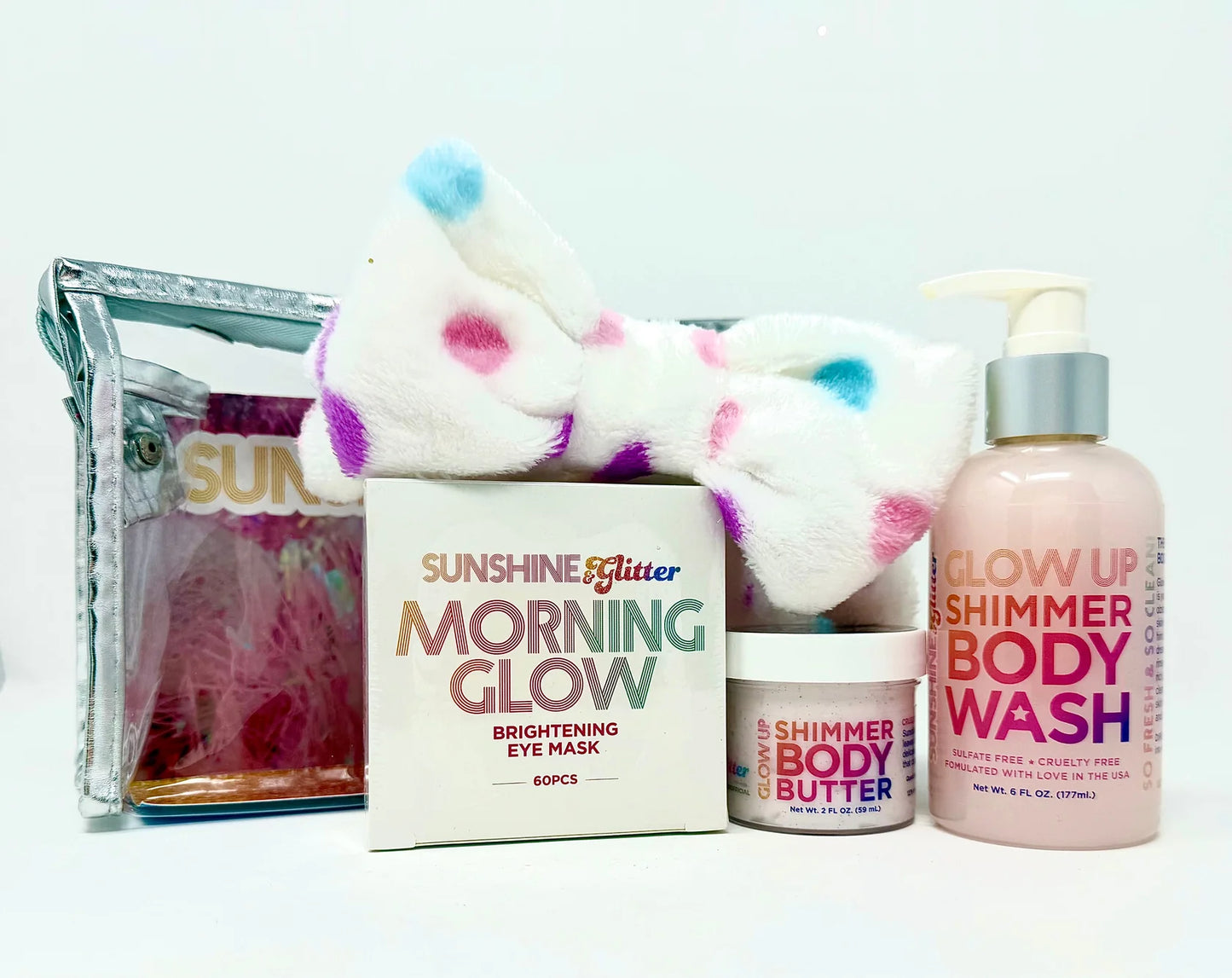 Morning Glow Holiday Shimmer Spa Bath Gift Set