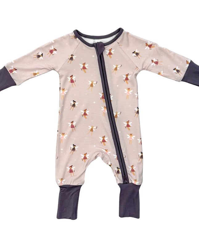 Long Sleeve Zip Romper | Fairies