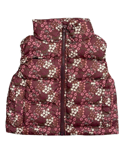 Puffer Vest | Cluster Garden Floral