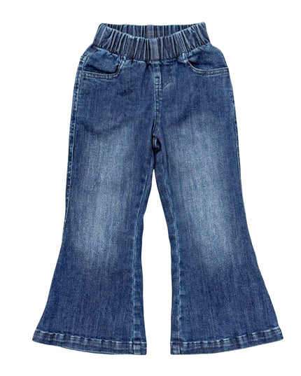 Flare Denim Jeans | Dark Blue Wash